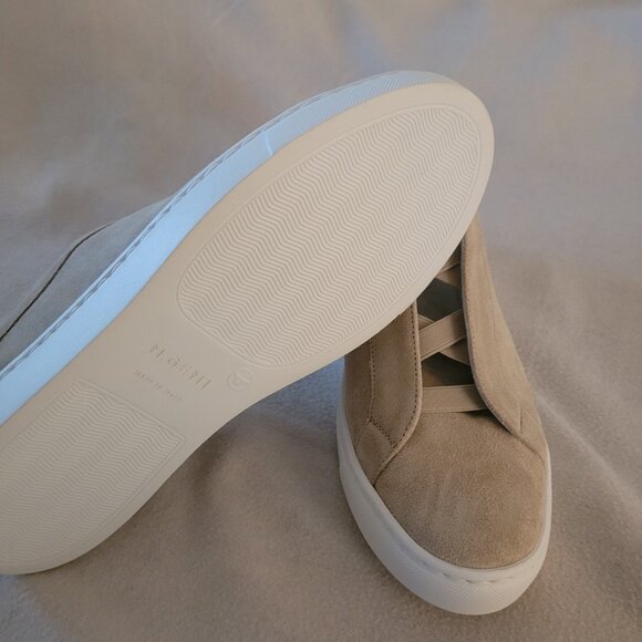 M. Gemi Fashion Sneakers - Suede - Made in Italy - Latte Color - Picture 6 of 9